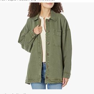 Free People Madison City Twill Jacket